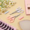 2 Pcs Eyebrow Scissors for Women Curved Craft Scissors Beauty Stainless Steel Trimming Brow Cutter for Facial Hair, Beard, Ear, Nose, Moustache view 2