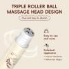 BEUKING Rice Eye Cream, Moisturizing Eye Roller with Rice Ginseng Extract, Smooth Light Weight Fast Absorption Non-sticky Reduces Fine Lines Puffiness Bags & Dark Circles view 4