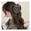 2 Pcs Large Rose Hair Claw Clips for Women, 2.7" Rose Flower Hair Clip Ponytail Hairpin Floral Hair Accessories for Women Thin/Thick Hair,(Brown Leopard) view 1