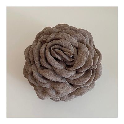 4 Pcs Large Rose Hair Claw Clips for Women, 4.7" Rose Flower Hair Clip Ponytail Hairpin Floral Hair Accessories for Women Thin/Thick Hair,(Dusty Coffee)
