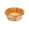 WXLYJXUE Foot Bath Foot Tub Wooden Foot Barrel Massage Wood Foot Bath Bucket Handmade Foot Care Basin for Soaking Pedicure(39 * 31.5 * 14.5cm) view 1