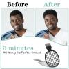 4 PCS Afro Hair Styling Metal Picks for Black Men, Hair Racket for Wig Braid Comb Fist Design Wide Tooth Picks, Hairdressing Styling Tool for Curly Natural Hair view 4