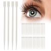50pcs Double Head Eyelash Perming Applicator | Expert Lash Curling Tool | Reusable Plastic Eyelash Perming Stick for Salon/Home Use | Pointed & Thick End Design view 2