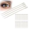 50pcs Double Head Eyelash Perming Applicator | Expert Lash Curling Tool | Reusable Plastic Eyelash Perming Stick for Salon/Home Use | Pointed & Thick End Design view 4