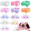 12-Piece Sleepover Set, Cute Bow Headbands & Animal Masks, Plush Sleep Eye Covers & Spa Headbands for Women view 1