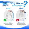 TP Plastic Clear Pedicure Spa Liners  800 Count (48" x 48", 9.5 Micron)  Disposable Foot Bath Liners for Salons & Spas, Fits Most Pedicure Tubs view 2