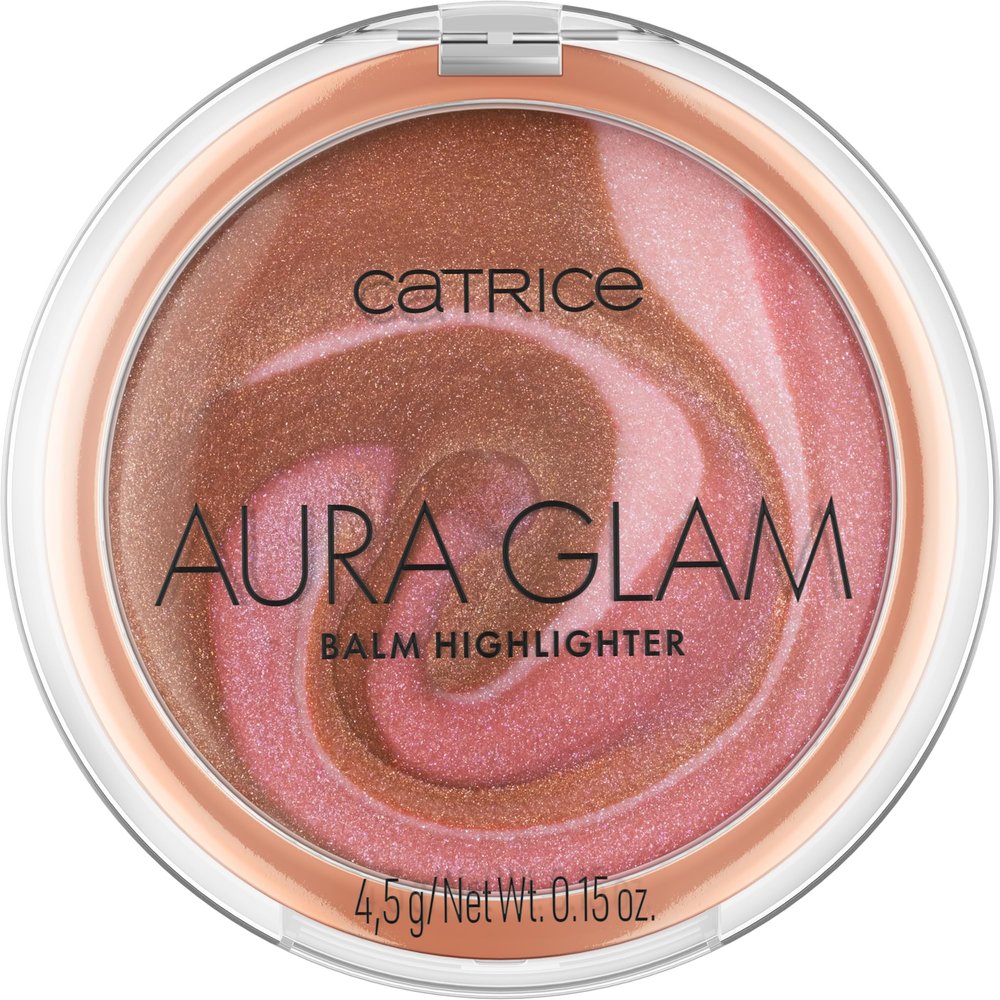 Catrice Aura Glam Highlighter Balm | Creamy, Lightweight Luminizer for Builadble Radiance | Rosy Pink & Warm Bronze | Vegan & Cruelty Free