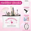 20 Sets Gymnastics Gifts Gymnastics Makeup Bag for Women with Compact Mirror Inspirational Cosmetic Bag Gymnasts Inspirational Gifts Gymnastic Coach Gift for Sports Lovers Birthday Christmas Gift view 4