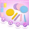 480 Pcs Compressed Facial Sponges 4 Colors Round Compressed Face Sponge for Clean, Reusable Makeup Removal Exfoliating PVA Facial Sponge for Esthetician Women Makeup Removal Wash Face Beauty Mask Spa view 3