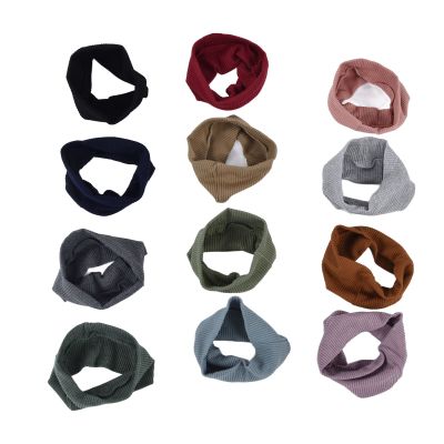12 Colors Knitted Headband Set, Pure Color Cotton Material, Comfortable and Warm for Winter, Ideal for Yoga Makeup Sports, Great Ladies