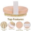 4 Pack Dry Brushing Body Brush Natural Bristle Exfoliating Brush for Cellulite, Lymphatic Drainage, and Blood Circulation, Soft Bristles Suitable for Wet and Dry Use view 3