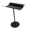 YUYTE Hair Extension Holder Stand, Braiding Hair Rack Standing,Double Sided Adjustable Height Thickened Base for Cleaning Coloring Styling with Iron Acrylic Construction (Black) view 1