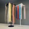 YUYTE Hair Extension Holder Stand, Braiding Hair Rack Standing,Double Sided Adjustable Height Thickened Base for Cleaning Coloring Styling with Iron Acrylic Construction (Black) view 2