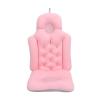 Bathtub Cushion Soft Breathable Headrest Back Support for Adults Spa Bath Relaxation EPS Foam Blue 35 x 16 Inches(Pink) view 1