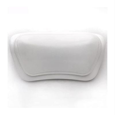 Bath Pillow for Bathtub with Non-Slip Suction Cups, Waterproof Head and Neck Support, Soft PU Foam Cushion for Spa and Shower