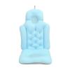 Bathtub Cushion Soft Breathable Headrest Back Support for Adults Spa Bath Relaxation EPS Foam Blue 35 x 16 Inches(Blue) view 1