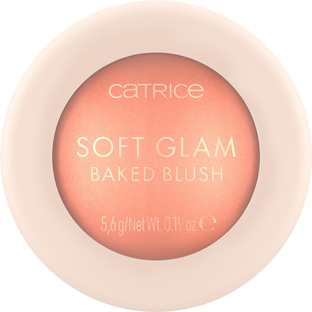 Catrice Soft Glam Baked Blush | Luminous, Lightweight Powder for Buildable Color | Vegan & Cruelty Free (020 | Peachy Breeze)