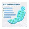 18.9" Full Body Bath Pillow for Bathtub, 2.7" Thick Bath Cushion with Head and Neck Support, Quick Dry Mesh, Waterproof(Blue) view 3