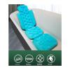 18.9" Full Body Bath Pillow for Bathtub, 2.7" Thick Bath Cushion with Head and Neck Support, Quick Dry Mesh, Waterproof(Blue) view 4