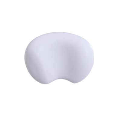 2 Pack Bath Pillows for Tub - Soft Padded Neck and Headrest Support with Suction Cups, Lightweight Shower Pillow Cushion for Comfortable Relaxation,(White)