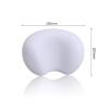 2 Pack Bath Pillows for Tub - Soft Padded Neck and Headrest Support with Suction Cups, Lightweight Shower Pillow Cushion for Comfortable Relaxation,(White) view 2