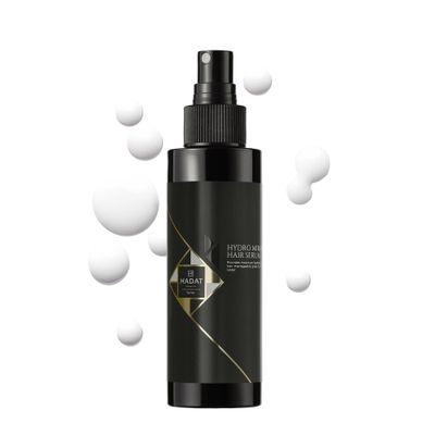 HADAT Hydro Miracle Hair Serum  Heat Protectant for Frizz Control, Shine & Detangling  Made in Israel  Sulfate & Paraben Free  For All Hair Types  3.70 fl oz