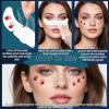 10Pcs Glitter Freckles Face Tattoo,Halloween Face Glitter Makeup Patches Horror Sparkle Freckles Patches Waterproof Makeup Speckles for Face Accessories Festival Rave view 4