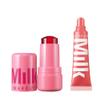 Milk Makeup Cooling Water Jelly Tint + Balmade Set  Long-Lasting Lip + Cheek Stain & Hydrating Nourishing, Sheer Gloss Electrolyte Lip Balm  Stain, Chill, 0.17 oz, Balmade, Werk Out, 0.4.oz view 1