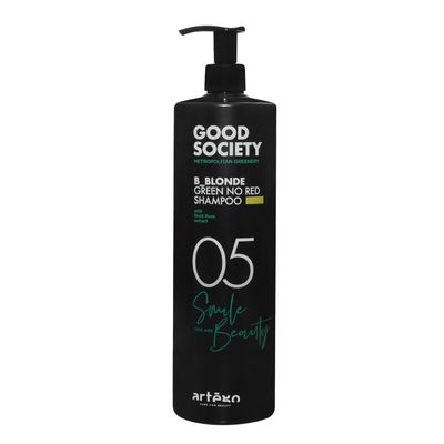 Artgo Good Society B_Blonde Green No Red Shampoo  Tone Neutralizing Shampoo for Blonde, Brunette, Bleached & White Hair (33.8 oz)