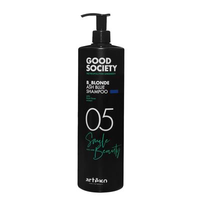 Artgo Good Society B_Blonde Ash Blue Shampoo  Tone Neutralizing Shampoo for Blonde, Bleached & White Hair (33.8 oz)