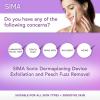 SPA SCIENCES - SIMA Dermaplane Razor for Face & AIVA Deluxe 2-in-1 Facial Hair Remover & Eyebrow Trimmer view 2