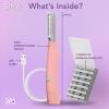 SPA SCIENCES - SIMA Dermaplane Razor for Face & AIVA Deluxe 2-in-1 Facial Hair Remover & Eyebrow Trimmer view 4