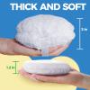 2pcs Powder Puffs, 6'' Powder Puff for Body and 5'' Dusting Powder Puff and Container, Extra Large, Fluffy Soft, Reusable&Washable view 4