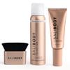Bali Body Instant Glow Bundle  Instant Tan Medium-Dark 97 ml + Hydrating Bronzing Serum 30 ml + Ultra-Soft Reusable Kabuki Blending Brush | Vegan, Cruelty-Free view 1