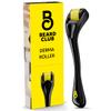 The Beard Club Derma Roller for Face, Body and Scalp - Microneedling for Men and Women with 540 Titanium Microneedles - Beard Roller & Micro Needling Scalp Hair - Black & Yellow view 1