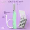SPA SCIENCES - SIMA Patented Dermaplane Razor for Women Face  3 Speeds  Rechargeable  7 Weeks Treatment + Dermaplaning Oil view 4