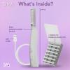 SPA SCIENCES - SIMA Patented Dermaplane Razor for Women Face  3 Speeds  Rechargeable  7 Weeks Treatment + Dermaplaning Oil view 4