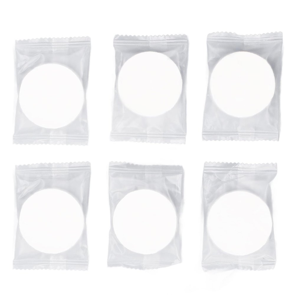 6Pcs Compressed Towel Tablets: Thick Disposable Towels for Travel, Face Cleansing & Home Use