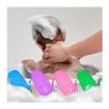 4 Bath Sponges, Silicone Body Brush Scrubber Soft Scrubber, Soap Dish 2 Sided Sensitive Skin view 3