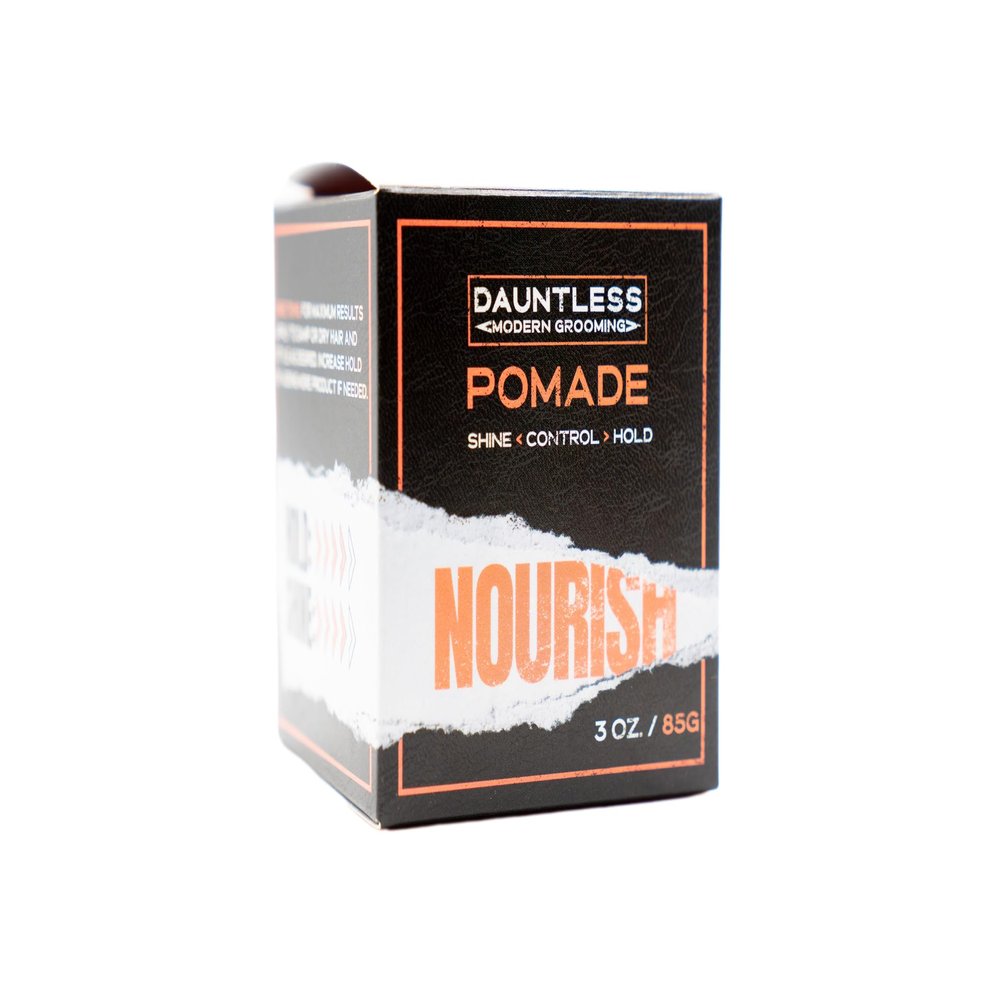 Dauntless Pomade  High Hold & Medium Shine Hair Styling Cube  Infused with Nourishing Grooming Oil  Unisex Hair Pomade for Men & Women  Ethical, Cruelty-Free, Vegan - 3oz