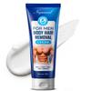 Hair Removal Cream for Men: Sensitive Depilatory Cream for Men - Body Legs Chest Underarms Intimate Areas - Vitamin E - Painless Effective Flawless Soothing Easy - Hair Remover - Gentle Formula - 120g view 1