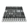 12 pcs Italia-Deluxe Ultra Fine Eyeliner, Creamy, Long Lasting, High Pigmented Pencil (1005 SILVER) view 1