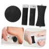 4Pcs Electric Foot File Roller Replacement Heads for Smooth Feet | Black Pedicure Tools | Perfect for Home and Commercial Use view 4
