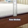 Grey(r),190 * 75cm,LDLCYCN High Density Sponge Massage Bed Pad Without Face Hole Thick 4Cm Massage Table Topper Lash Bed Cushion Non-Slip Massage Bed Mattress Pad with Elastic Band Round Head view 4