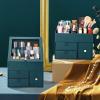 Makeup Box Large Luxury Makeup Organizer with Drawers, Jewelry & Make Up Organizers and Storage Box, Cosmetic Display Case, Makeup Organizer for Vanity, Bathroom, Dresser & Countertop Cosmetics and P view 3