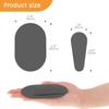 80pcs Hair Remover Buffer Refill Pads Replaceable Sandpaper for Leg Bikini Facial Armpit Hair Removal Exfoliation Dual-Size view 2