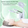 3 in 1 Facial Steamer,Led Energy-Saving Lamp Beads,Reflective 8X Magnifying Glass,Hot&Cold Mist Function,Fast Fogging,Manual Button Control,for Skin Deep Clean,for Salon,Spa,Purple view 2