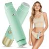 Bikini Trimmer for Women, 2-in-1 Rechargeable Electric Razor for Pubic Hair, IPX7 Waterproof Wet & Dry Use, Painless Electric Shaver for Private Area Bikini Shaver for Legs, Face, and Underarms view 1