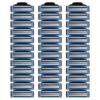 36 Blades Replacement Parts for GL-Mach 3 Style Razors (Blue), Wet Razors Men's Blades Value Packs view 1