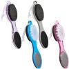 Beomeen Pumice Stone Brush for Feet 4 in 1, Foot File Callus Remover, Foot Rasp and Sand Paper Pedicure Tools with Handle, Shower Foot Scrubber, Soft Smooth Feet for Home Foot Care,4 Pack view 1